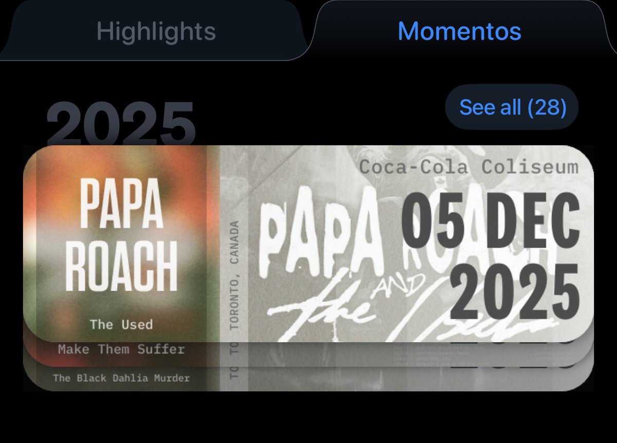 I set a new personal record for shows attended this year, finishing 2025 with 28 shows

How many shows did you attend this year?!