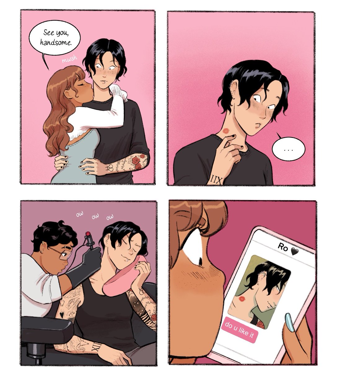 butch so in love she tattooed her femme kiss