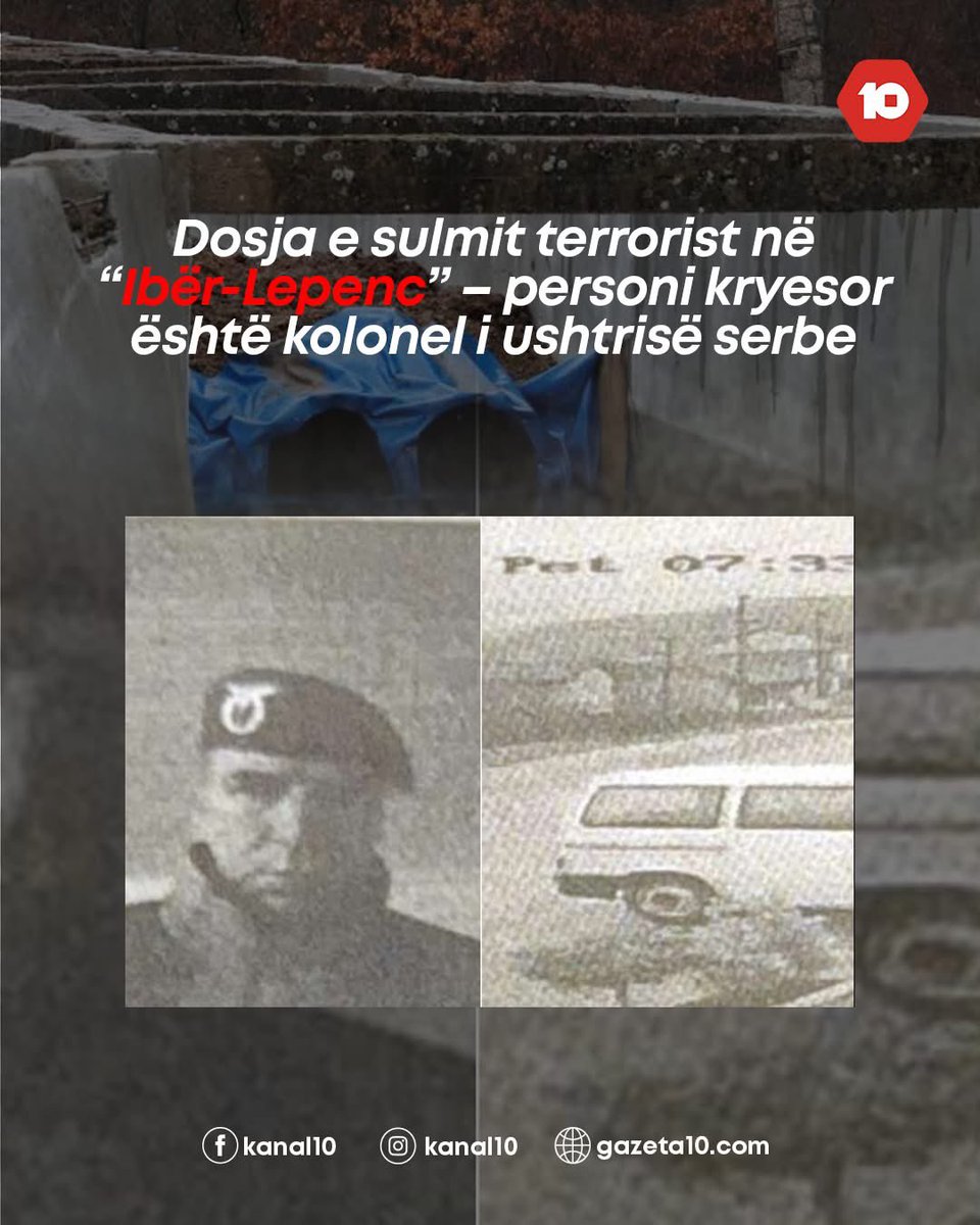 The FBI 🇺🇸 has released the full case file and forensic report on the terrorist attack at “Ibër-Lepenc” 🇽🇰. The key suspect: a Serbian Army 🇷🇸 colonel.

Jovan Vičentijević, a high-ranking officer holding the title of colonel in the Serbian Army, together with his brother, is