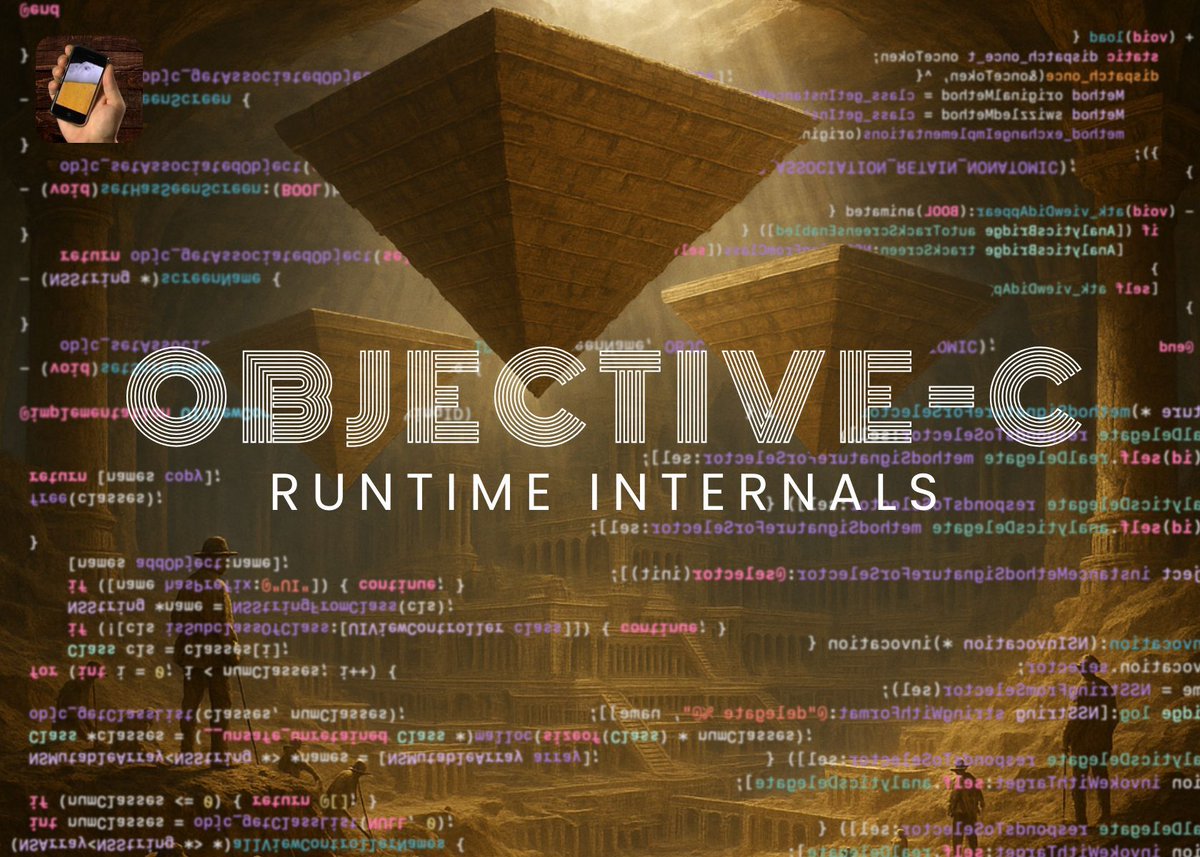 jacobtechtavern's tweet image. Don’t go anywhere! Seriously. This is not some theoretical archaeological deep-delve.

I’m going to give you something you can use in your Swift apps TODAY. 

And I DON'T mean #selector, @objc-marked methods, or dynamic functions.

This post is about Objective-C runtime