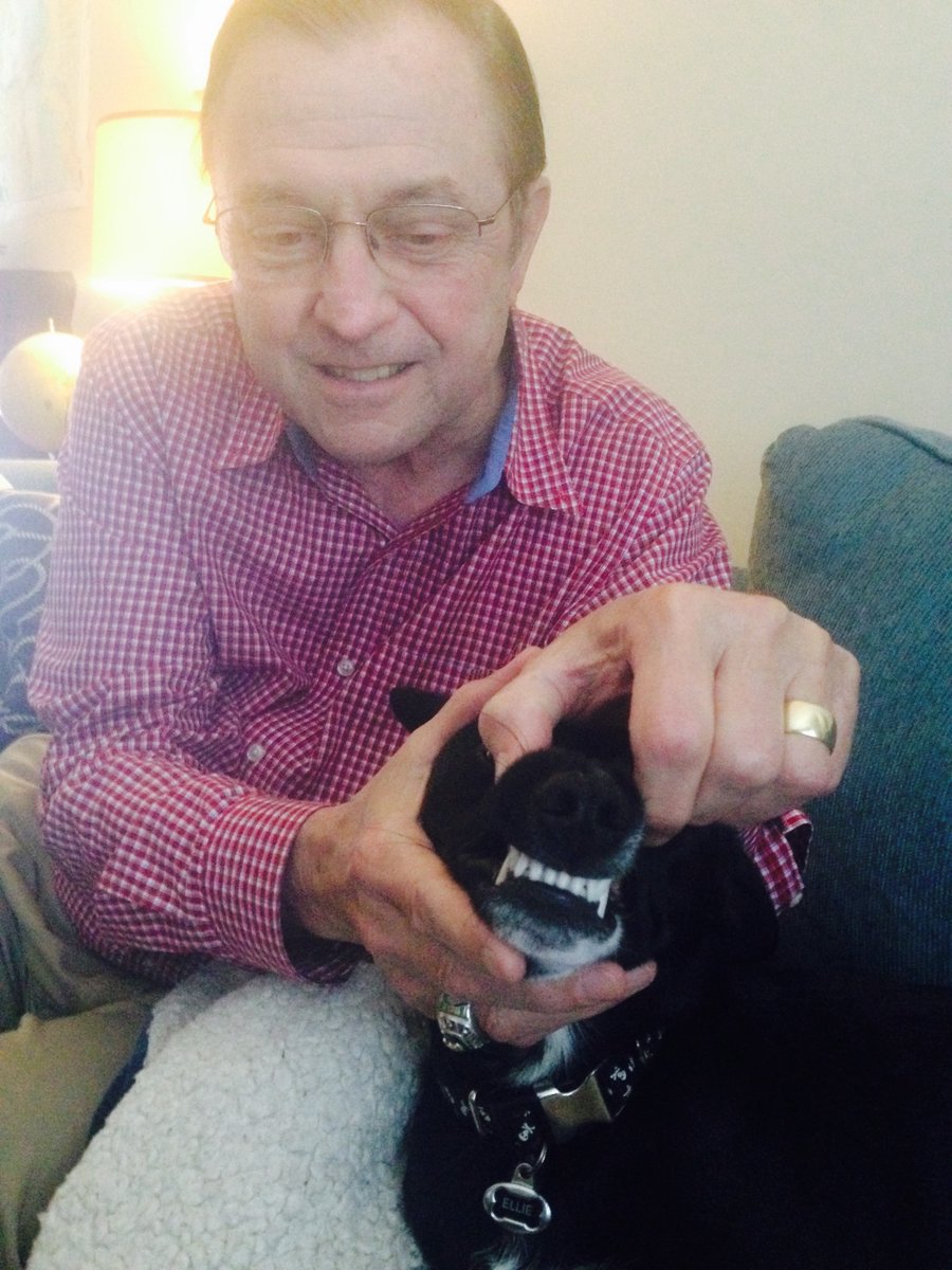 Ellie has a request... My Father  aka "Overlord", who was with me the day I brought Ellie home from the shelter, needs a pacemaker. Say all the Prayers. The more the merrier. Please and thank you.