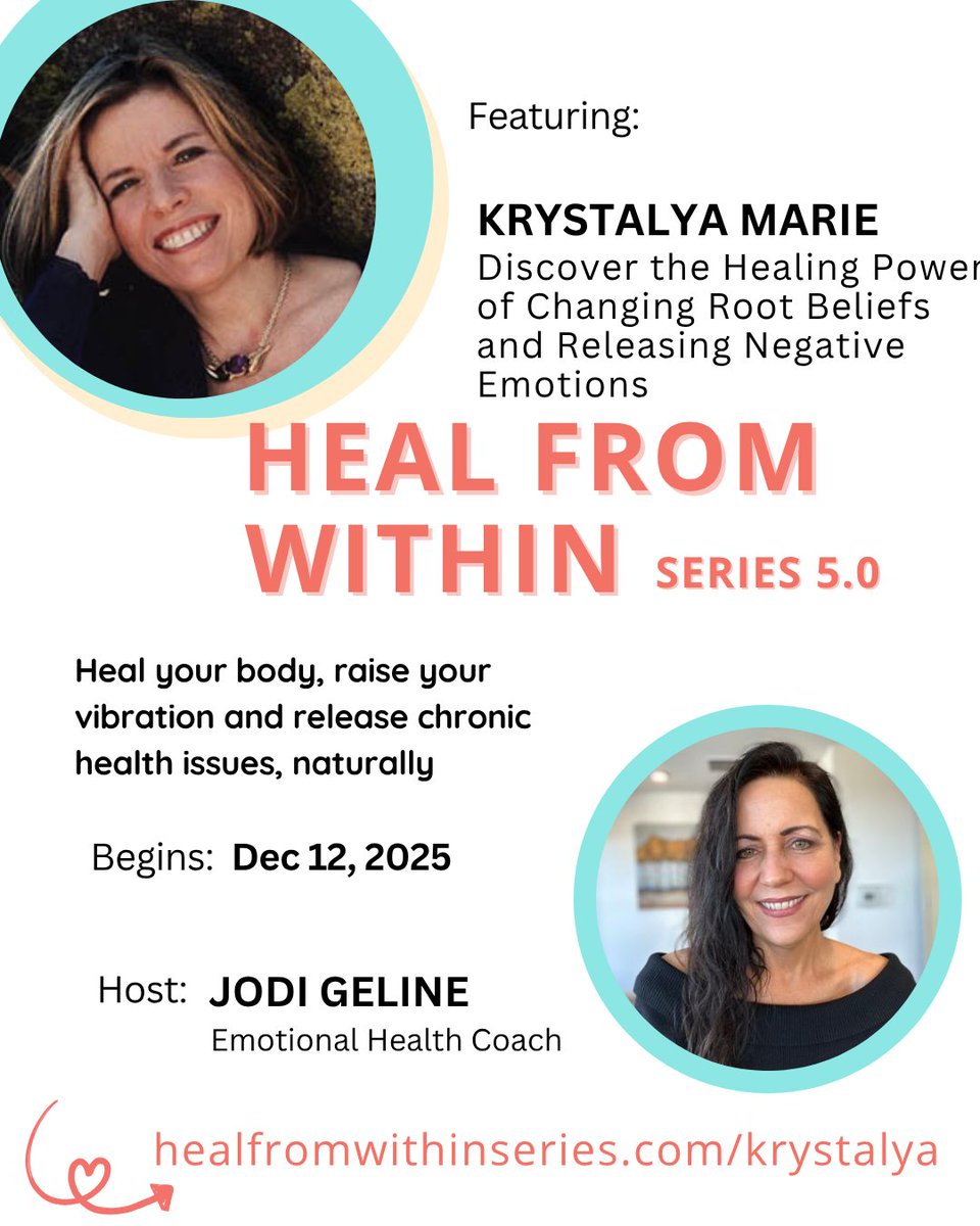 Frustrated that your body isn’t doing what you want it to? Feeling anxious &amp; stressed? Join Jodi Geline, &amp; I as we talk about strategies you can use to heal your body, raise your frequency &amp; eliminate chronic health issues naturally! Join FREE here. empoweredspirit.com/healfromwithin