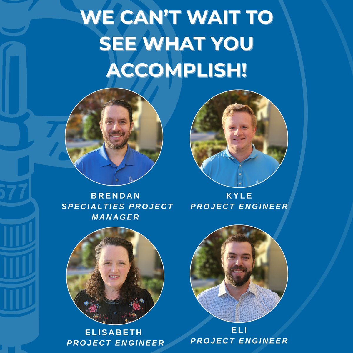 The dream team keeps growing!! 📈☁️🙌

We are thrilled to welcome our new hires to the #PWIFamily! They are already making an amazing impact, and we can't wait to watch what they do next🎊

#WelcomeToTheTeam #ConstructionCareers #TeamGrowth #BuildingExcellence #JoinOurTeam