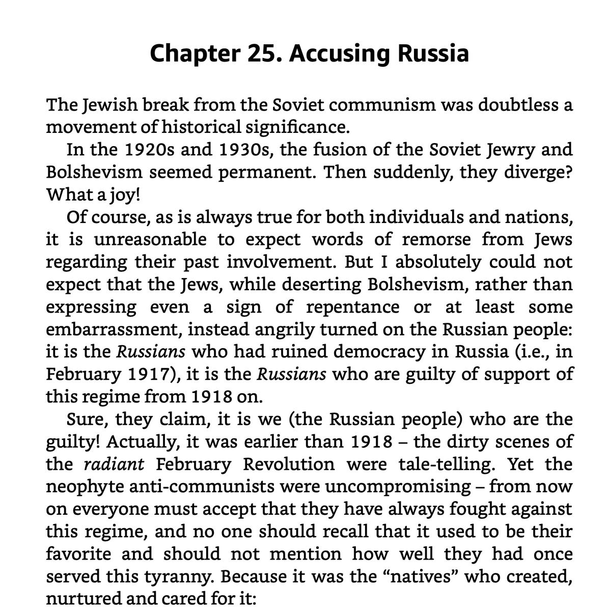 tombelaviv_'s tweet image. Solzhenitsyn from 200 Years Together on how the Jews, after turning on Bolshevism and the USSR, proceeded to pretend they never had anything to do with it and it was the evil Russians all along. Very similar to how they talk about wokeness and White liberals today.