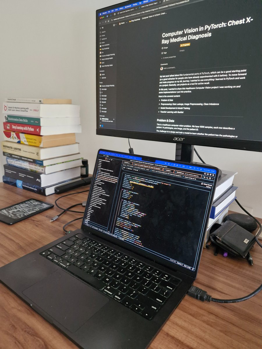 wordsofteekay's tweet image. I got 2 weeks off for vacation. This time I won&apos;t be travelling, so I will use the time to keep working on my projects, studies, and ML grind.

I finished a medical project I was working on and learned a lot. My goal with that project was to use it as a tool for active recall,…