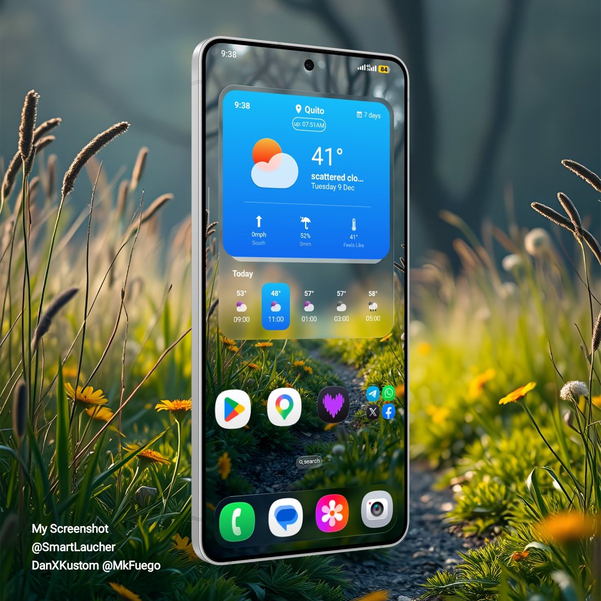 MkFuego's tweet image. Good Day friends
My Screenshot
@SmartLauncher

Wallpaper 👇🏾 by me @MkFuego 
Widgets by me @Zabrd
Icons #OneiLiquid by @EatosApps
Mockup by #WalterTomiati via #CreativeApp by @KubixStudio 

#KWGT #Android #Xiaomi #HyperOs