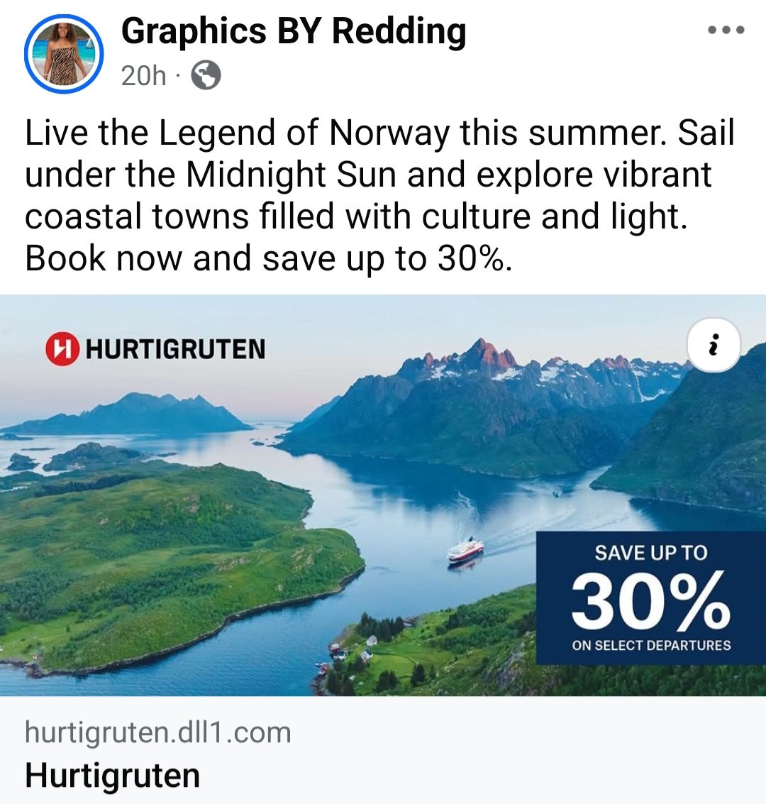 #ClickLinkInMyBio 
#ReddingGraphicsAndTravel
#Dream #Live #TravelTheWorld

facebook.com/share/p/187f91…