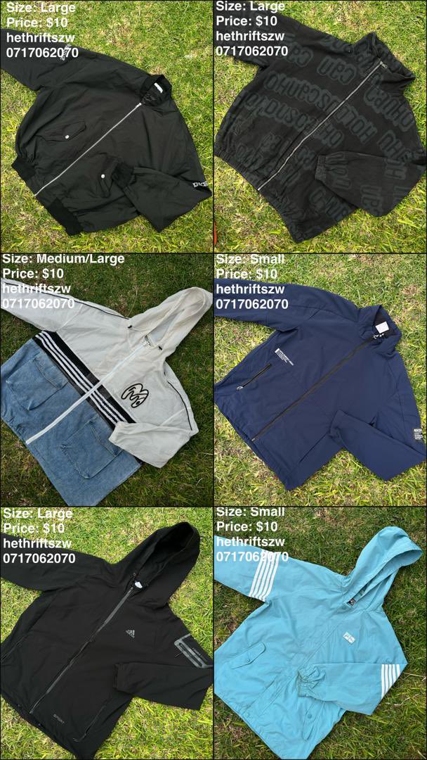 Windbreakers 
$10

Location: We’re now at Century Mall (Corner Julius Nyerere &amp; Nelson Mandela) 🏢
1st Floor – Table M1-65

🗓️ Open Mon–Sat
⏰ 08:40 – 18:00