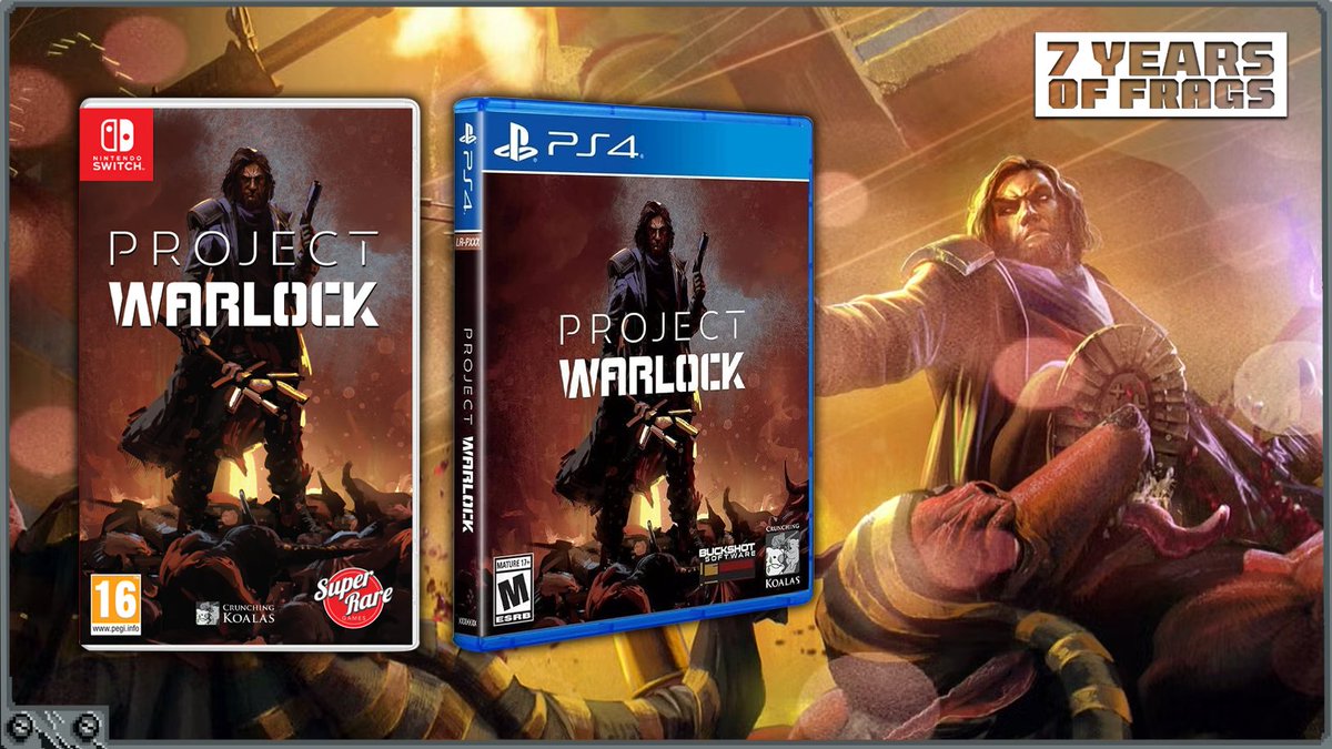 project_warlock's tweet image. 7 years of frags 🩸

Part 3! Looking back at going physical. 💾

Remember the limited runs with @LimitedRunGames (PS4) &amp;amp; @SuperRareGames (Switch)? Seeing the game in a real box was a proud moment.

Both are sold out. Got one in your collection?

#ProjectWarlock #HappyBoomsday