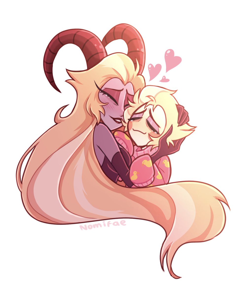 Her favorite duckie 🐤💕

#Lucilith #HazbinHotelFanart