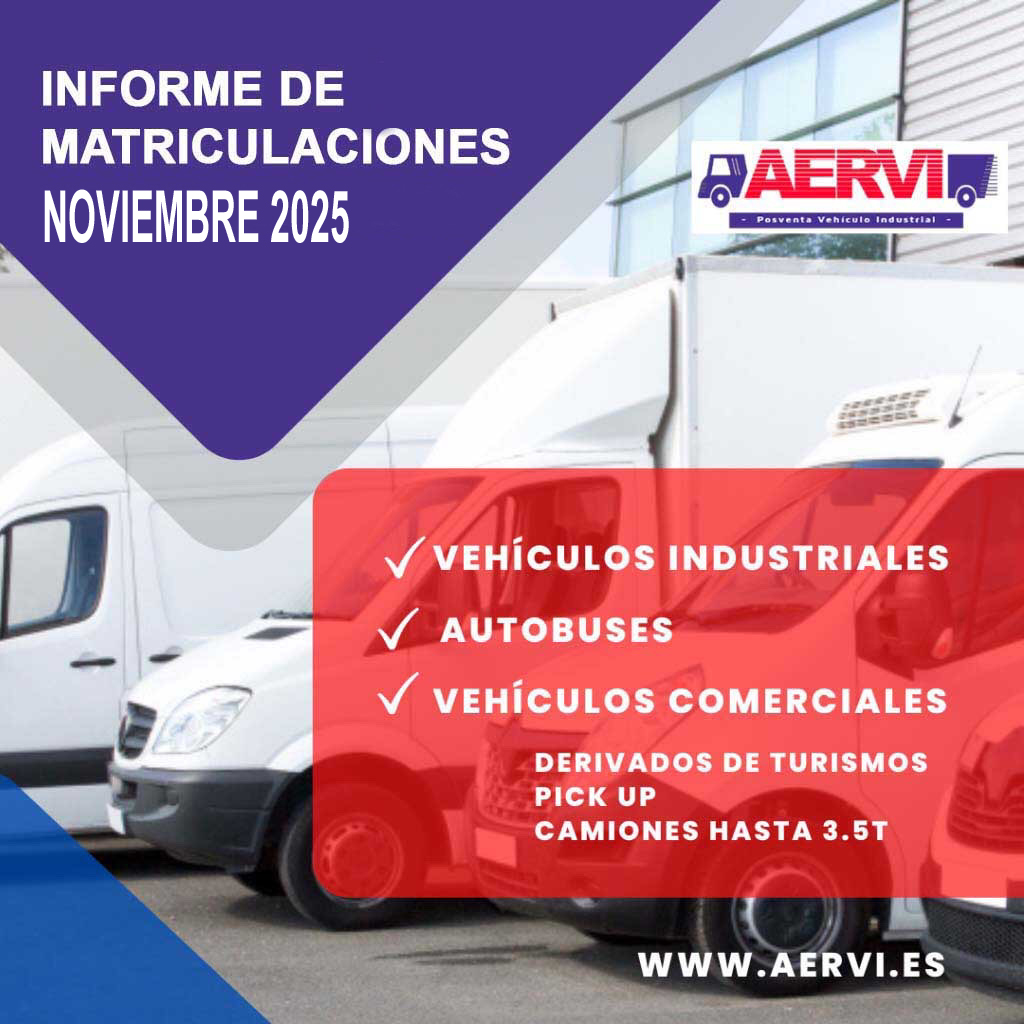 🚨🚛🚍#Exclusiva #AERVI ¡Ya están aquí los informe de matriculaciones de vehículo industrial en España correspondientes al mes de noviembre!
🔸Camiones
🔸Autobuses
🔸Comerciales
🤗¿Aún no eres socio?
😜¡Asómate... y verás! 👉aervi.es/informe-de-mat…