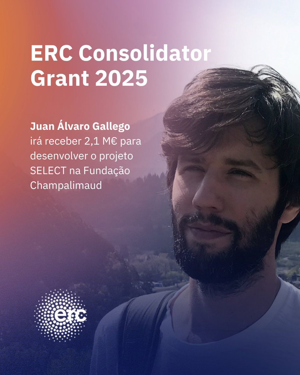 fct_pt's tweet photo. A investigação em Portugal soma mais duas ERC Consolidator Grants e 4,1 milhões de euros em financiamento europeu. Este excelente resultado é garantido pelos investigadores Juan Álvaro Gallego e Ricardo Araújo.

Saber mais: https://t.co/ppdEI7HPcT https://t.co/HGlzDWsqrw
