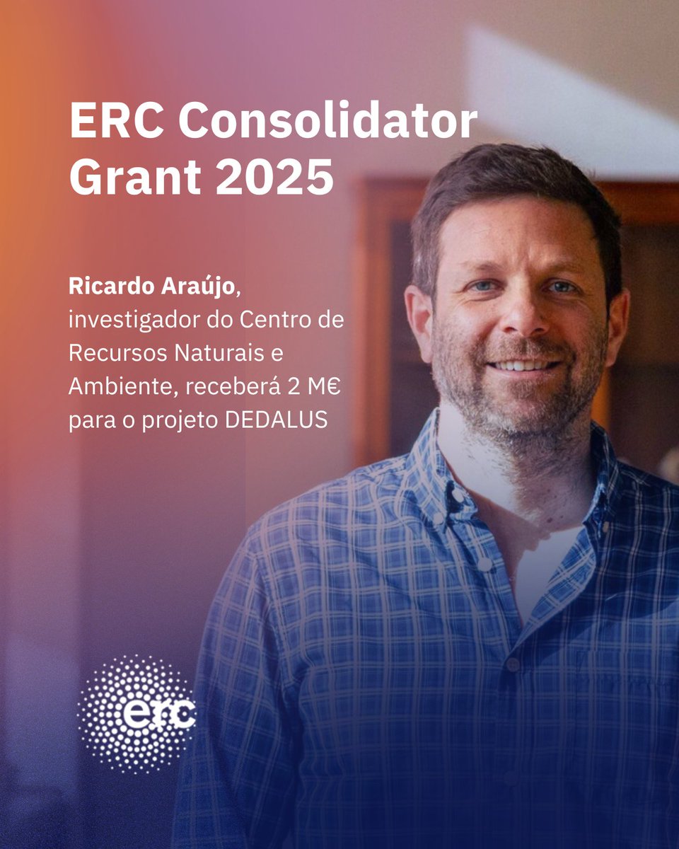 fct_pt's tweet photo. A investigação em Portugal soma mais duas ERC Consolidator Grants e 4,1 milhões de euros em financiamento europeu. Este excelente resultado é garantido pelos investigadores Juan Álvaro Gallego e Ricardo Araújo.

Saber mais: https://t.co/ppdEI7HPcT https://t.co/HGlzDWsqrw