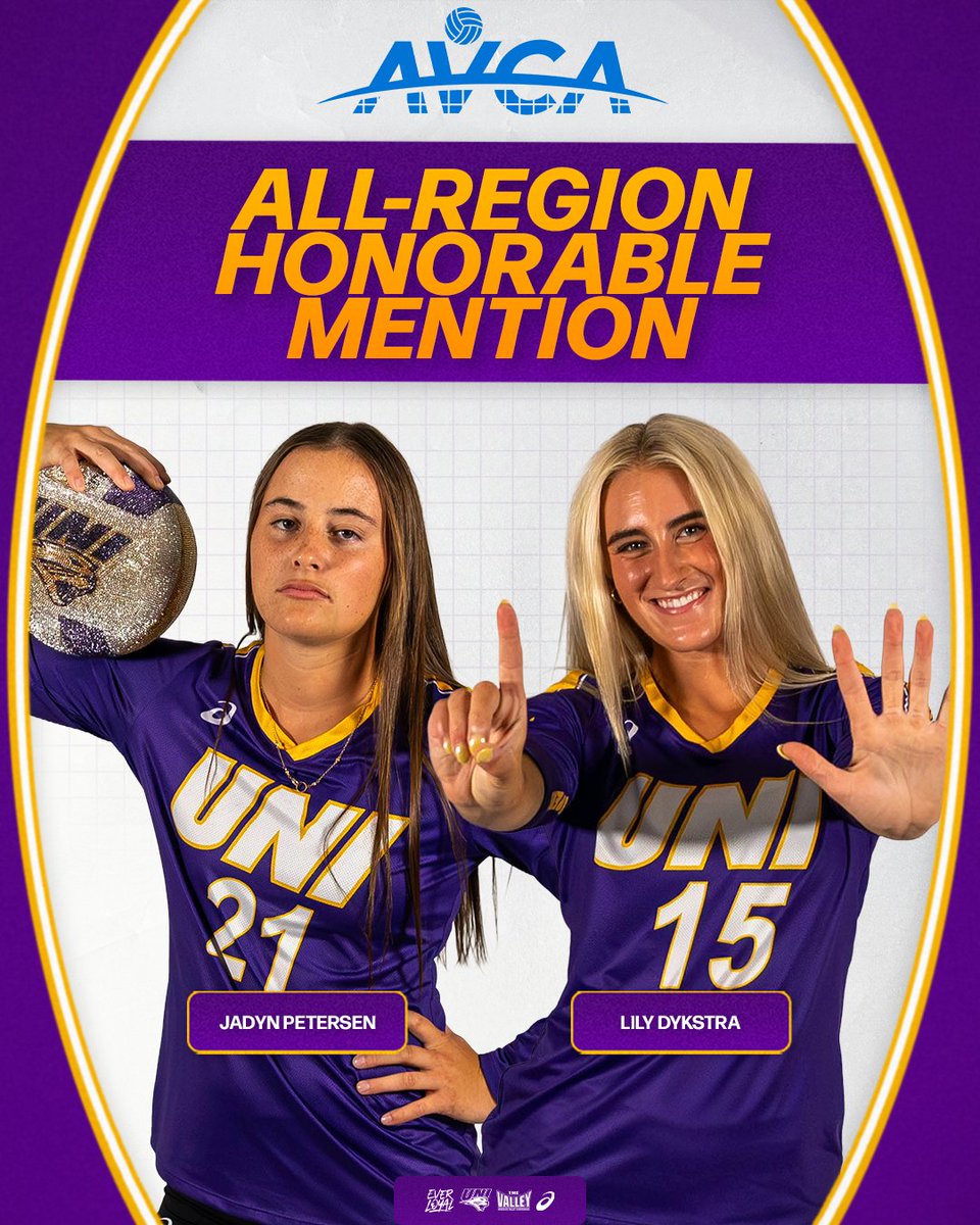 Congratulations to our 2025 AVCA All-Region Honorable Mention selections! 👏 👏 👏 

#EverLoyal | #1UNI