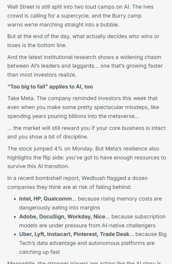 danrunk's tweet image. AI winners and losers are breaking away 🤖

Read more in today's full newsletter ⤵️
tinyurl.com/nl091225

#AIbuble #AIhype