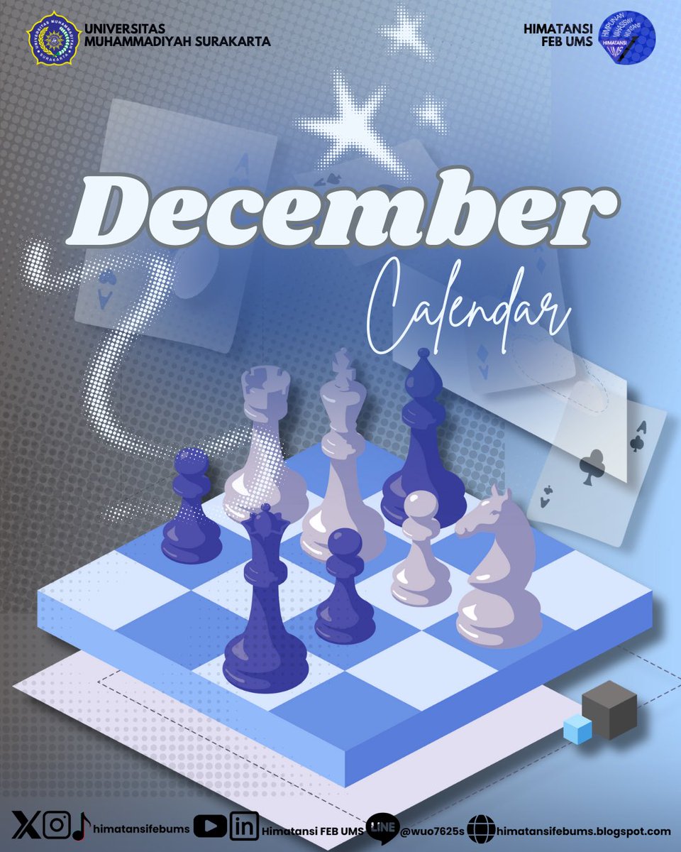 himatansiFEBUMS's tweet image. [𝐊𝐀𝐋𝐄𝐍𝐃𝐄𝐑 𝐇𝐈𝐌𝐀𝐓𝐀𝐍𝐒𝐈 𝐅𝐄𝐁 𝐔𝐌𝐒 𝐃𝐄𝐒𝐄𝐌𝐁𝐄𝐑]

Halo, Rekan HIMATANSI FEB UMS! 🙌🏻

06-13: Rapat Pleno II
19-20: Asistensi

#HIMATANSI2025
#SmartInAccounting
#SmartInLife
#Calendar