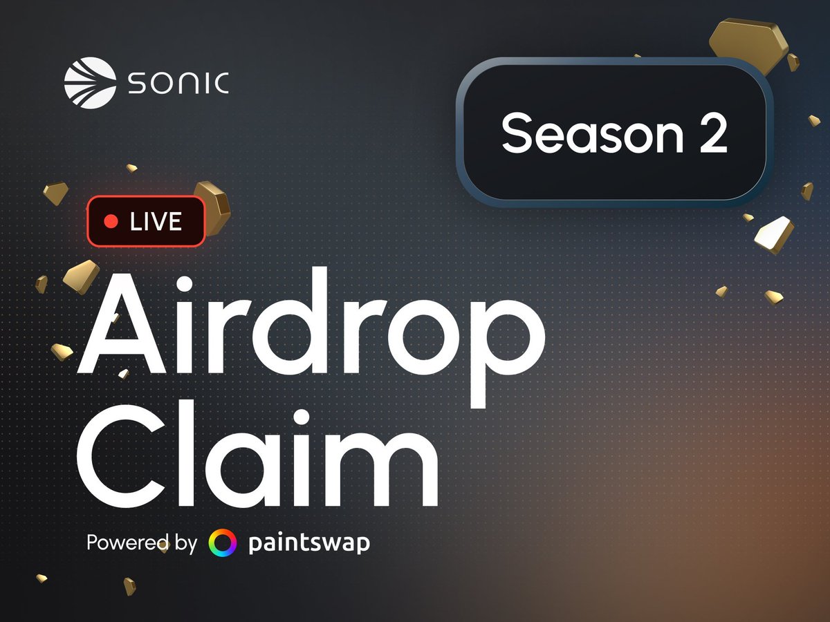 OlimipoCyprto's tweet photo. Just snagged my Sonic Season 2 $S airdrop.  
25% hit my wallet instantly. No problems at all.  

🪂 https://t.co/U2yBZfdi0j  

Sonic is really delivering what the space craved — rewarding genuine participation, not just hype chasers. If you got in this season, go check your allocation now.  

#VIRTUAL