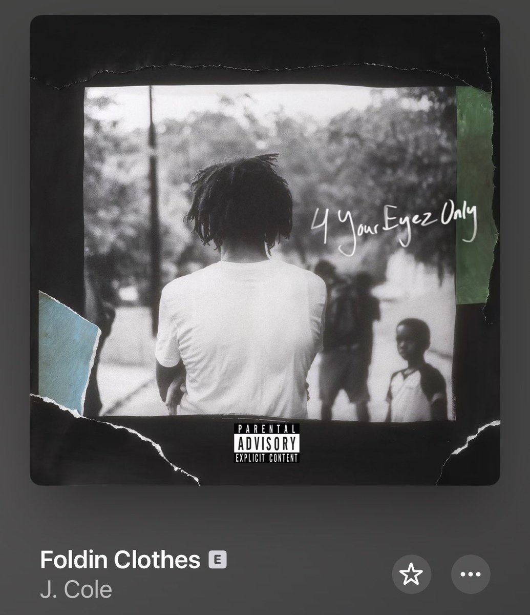 mosthiphop's tweet image. Foldin Clothes is a great J. Cole song and doesn’t hold 4 Your Eyez Only back from being a perfect album