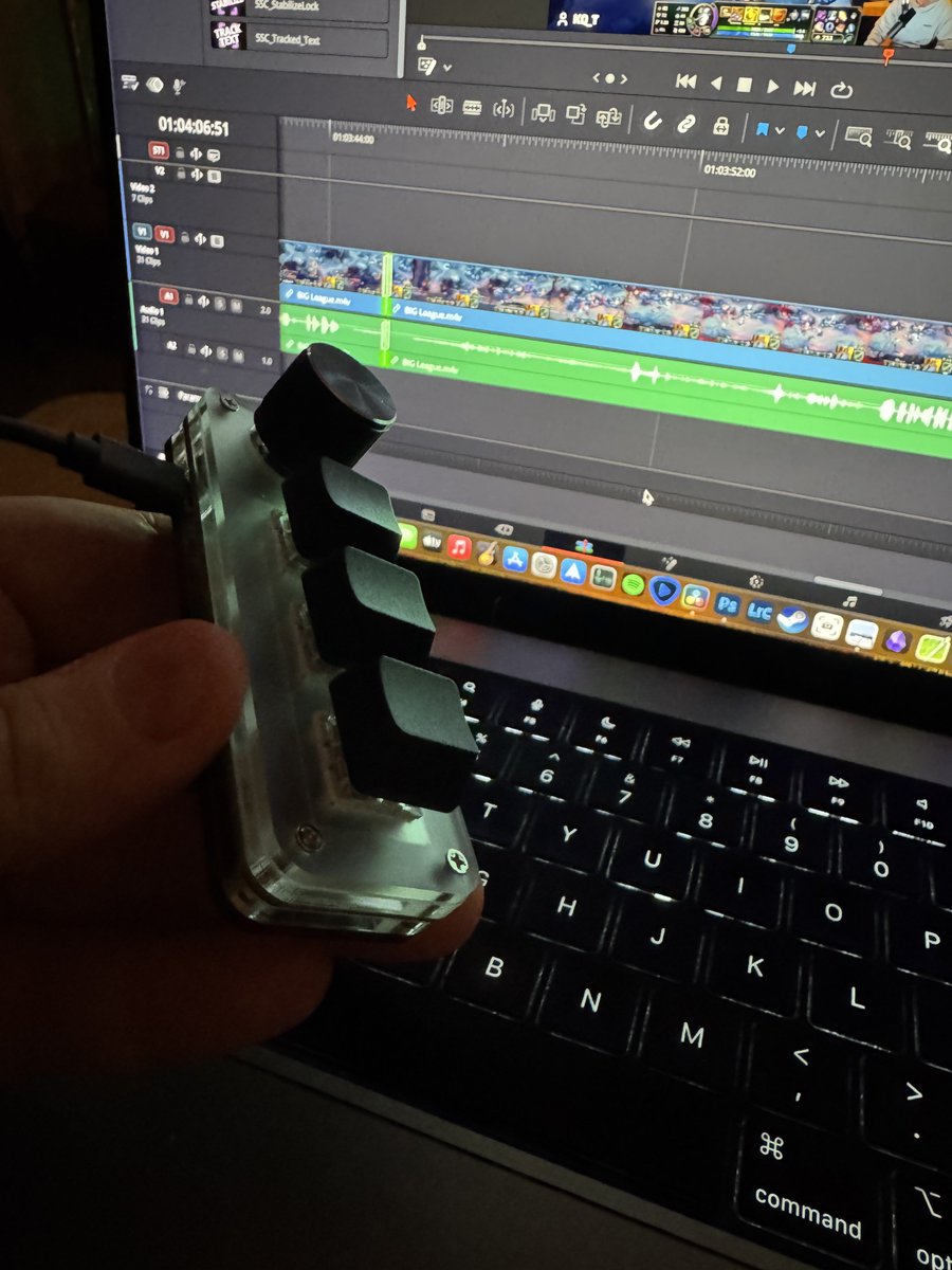 This little thing is so handy for editing in Resolve! Ten quid and it makes quick edits so fast!