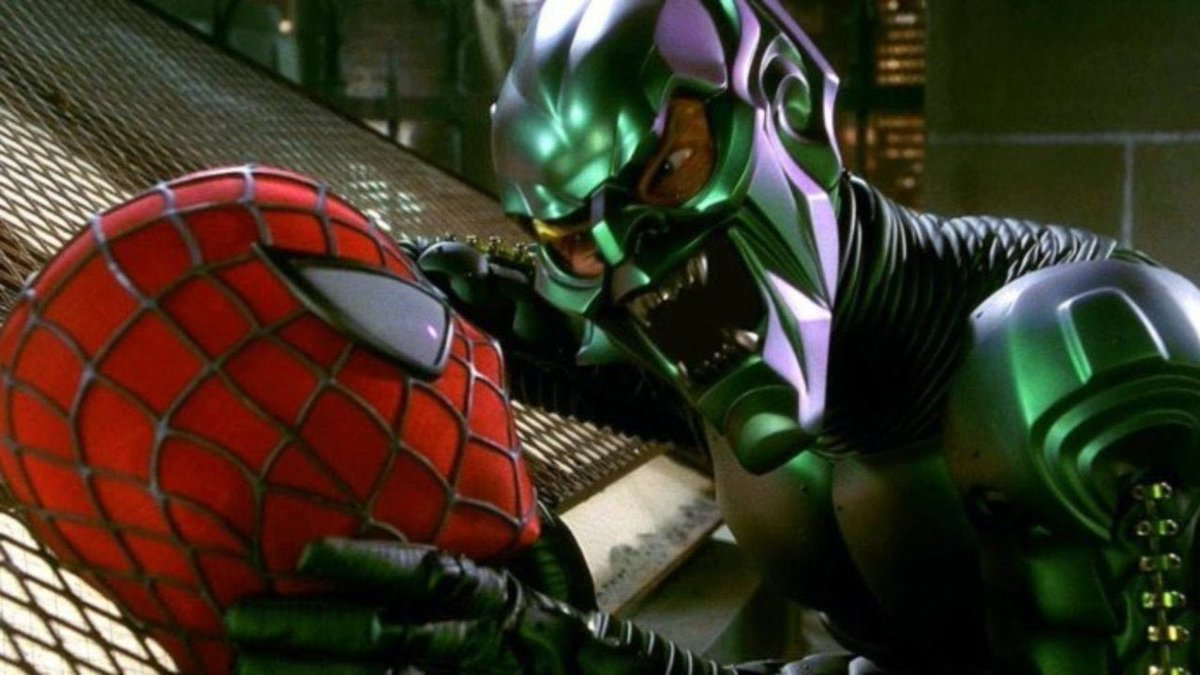 The Green Goblin was chosen as the main villain in 'Spider-Man' (2002) because Sam Raimi felt the father-son like relationship between Norman Osborn and Peter Parker would give the film a deeper meaning