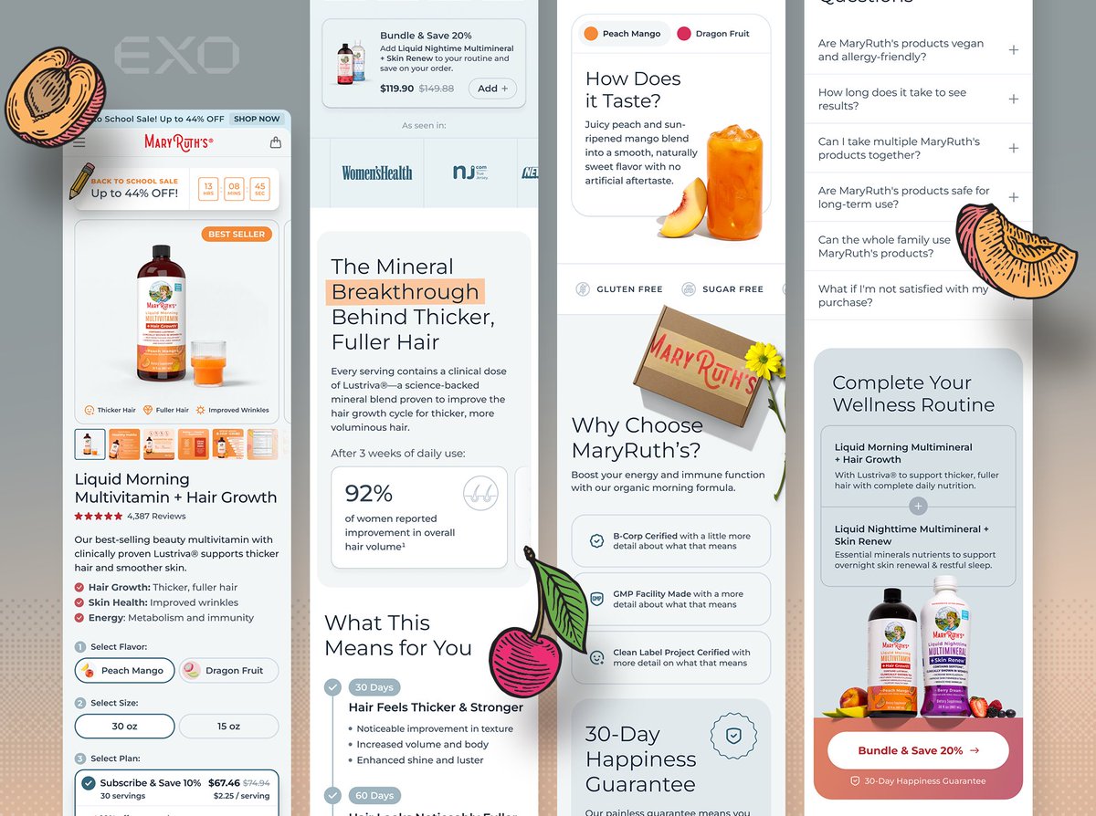 Offer page highlights for MaryRuth's
