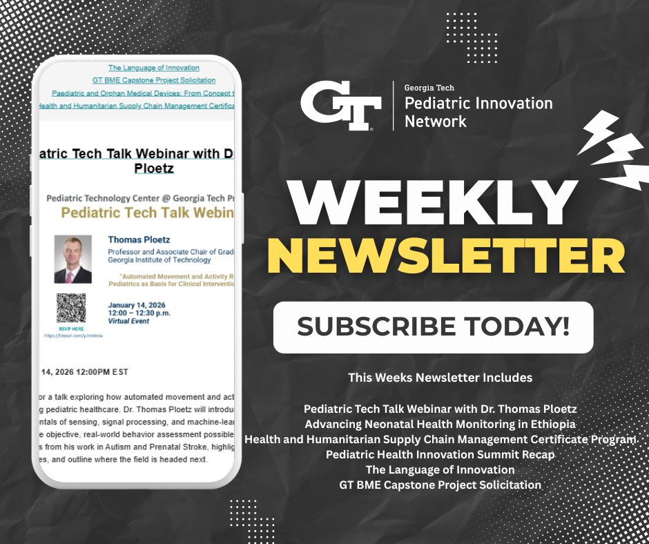 Georgia Tech Pediatric Innovation Network tweet media