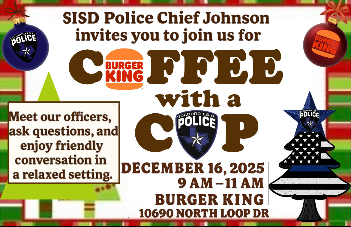 SOCORRO ISD POLICE DEPARTMENT tweet media