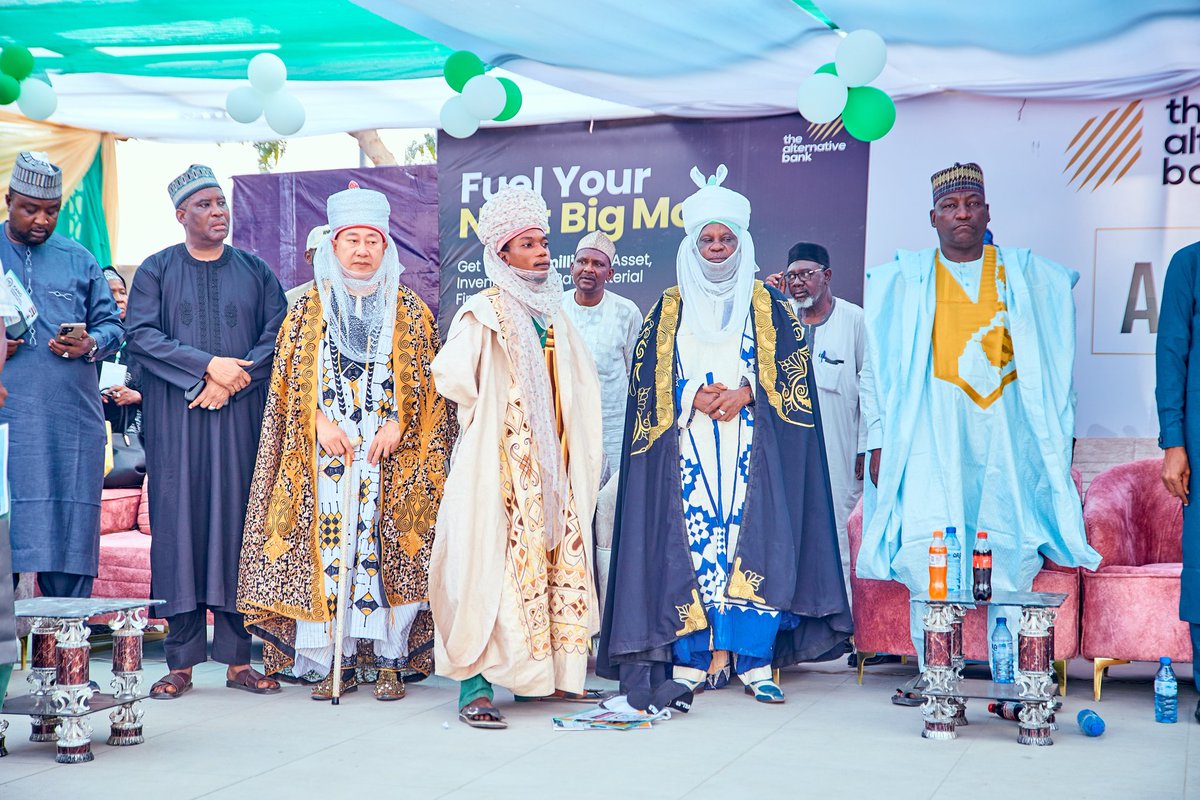 AltBankNg's tweet photo. Reaffirming our commitment to Nigerian businesses at the Kano International Trade Fair.

From tailored financial solutions to direct support for SMEs and community leaders, we showed up for the ecosystem that drives real growth.

Here's a look back at some of the moments that made this year's trade fair truly special. 

#altbank #kitf2025 #smegrowth