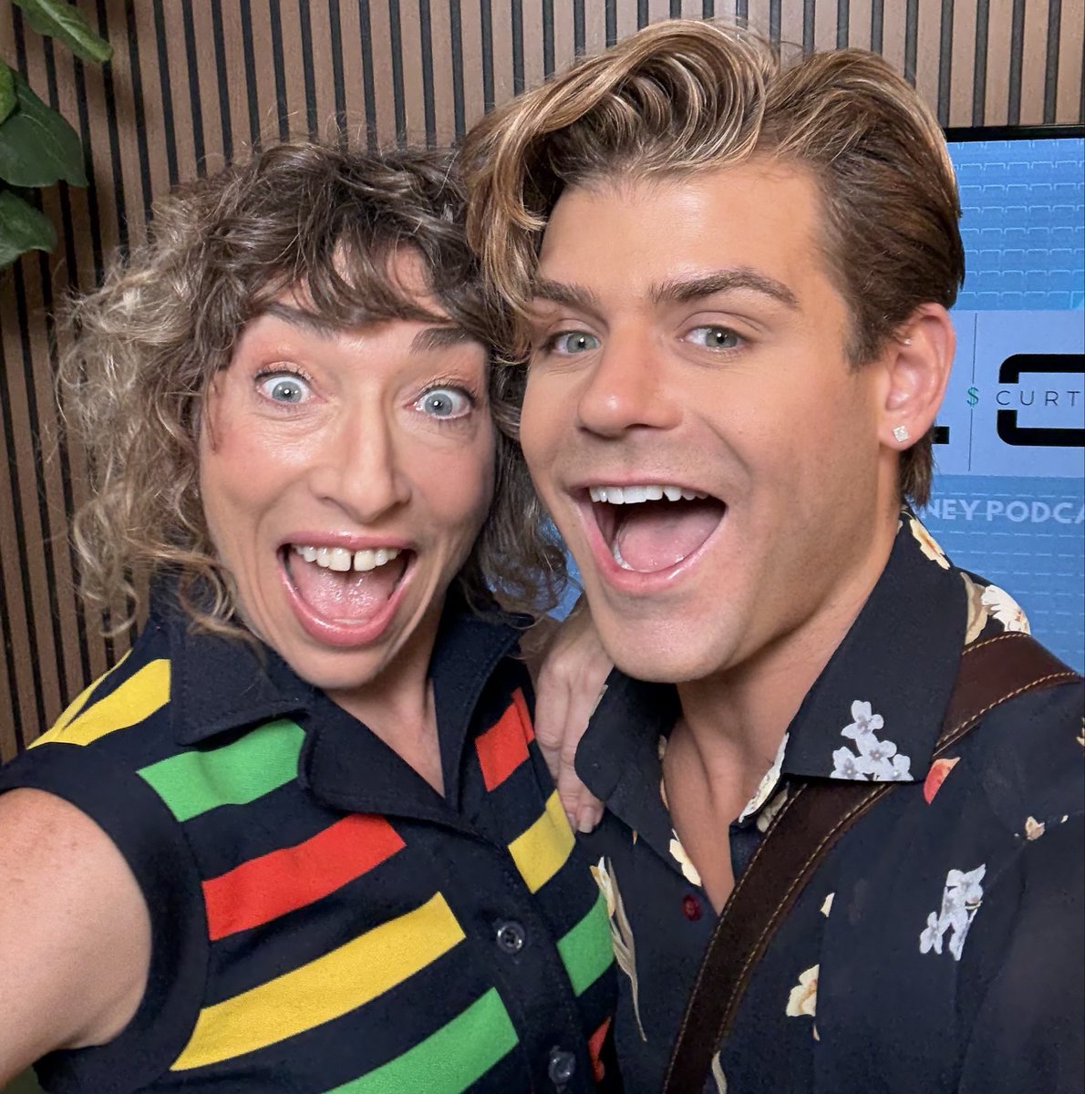 naomiwgrossman's tweet image. On this #goodnewstues, @garrettclayton1 &amp;amp; I react to seeing our names in the trades 🤗 #subscriber @hollywoodr19995