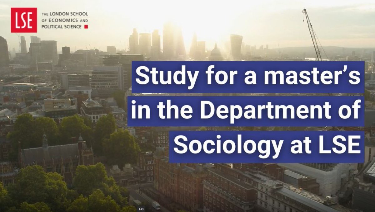 LSE Sociology tweet media