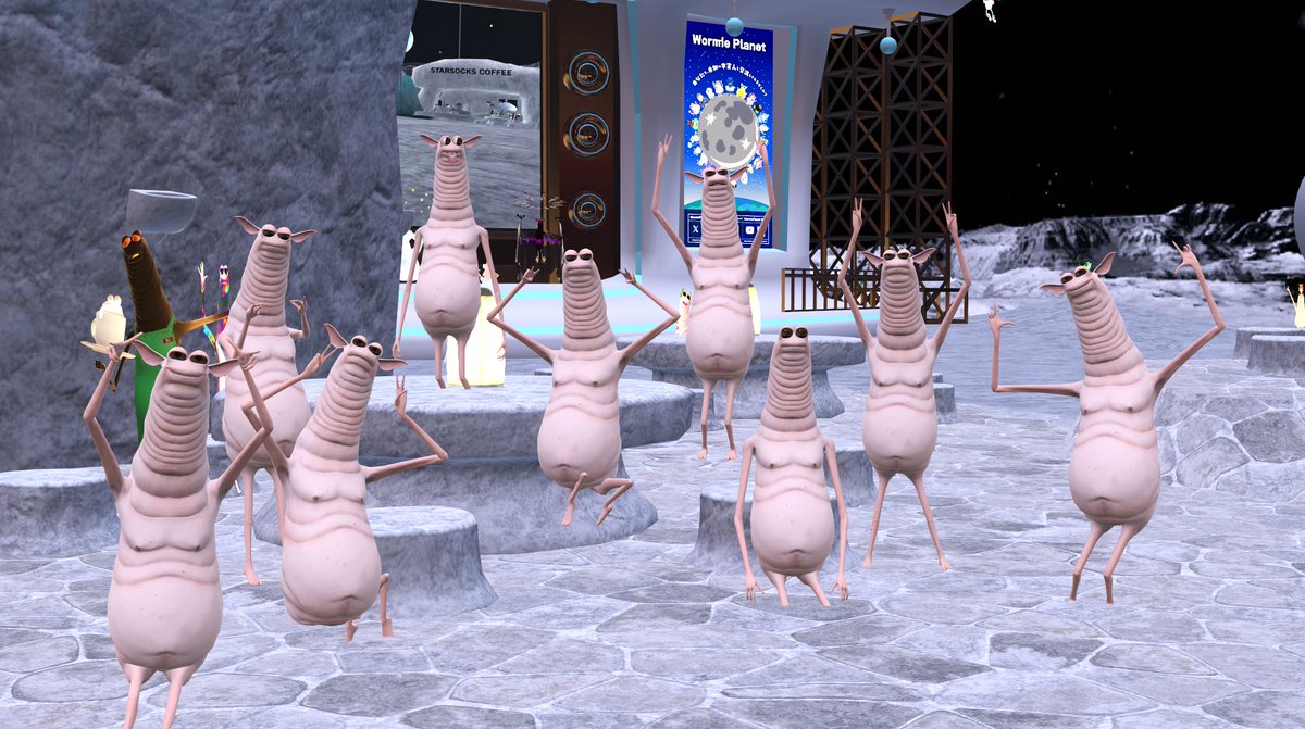 おやすみなさい👋
いい夢を～～👽👽👽👽👽
#VRChat #Vket