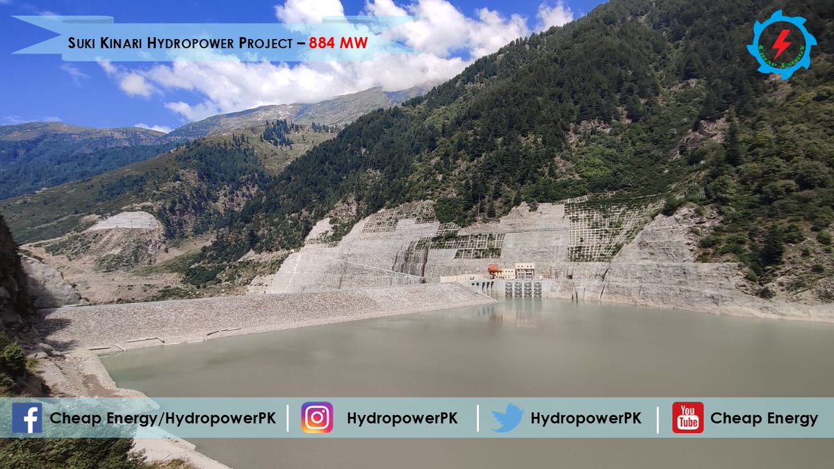 HydropowerPk's tweet photo. 884MW Suki Kinari Hydropower Project entered full operation last year.
It is supplying clean, reliable, and affordable electricity to the national grid every single day. 
#HydropowerPK #GreenPakistan #PakistanEnergyUpdates #CheapEnergy https://t.co/oHqJG9Tkbt