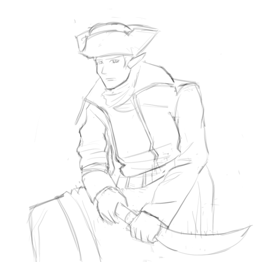 Sketch of an art piece i was working on 
#sketch #wipart #lucyart #tuesday #DnD