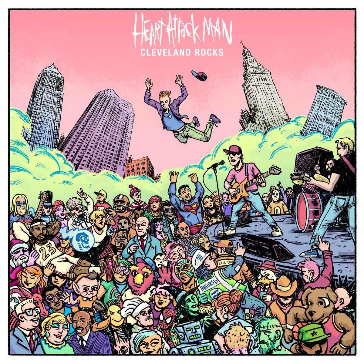 HEART ATTACK MAN — “CLEVELAND ROCKS” 

OUT FRIDAY
ART BY CLEVELAND LEGEND JOHN G
PRESAVE IN REPLIES