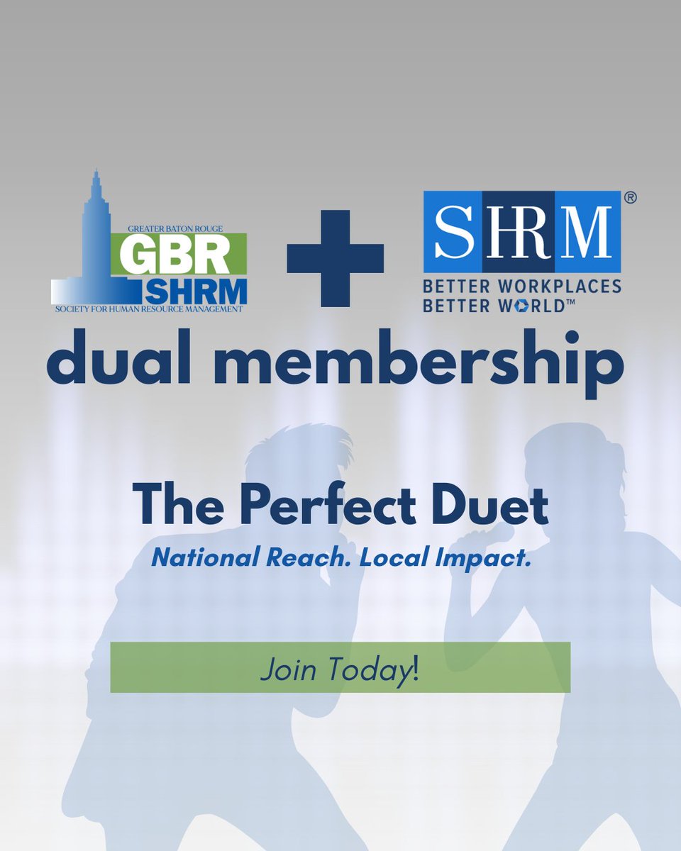 DMR is here! Yesterday, we launched SHRM's Dual membership program. Members will now be able to purchase or renew SHRM and GBR SHRM memberships in one transaction. Learn more about DMR: gbrshrm.wildapricot.org/Dual-Membership, and join today: shrm.org/community/chap…. #HRProfessionals #SHRM