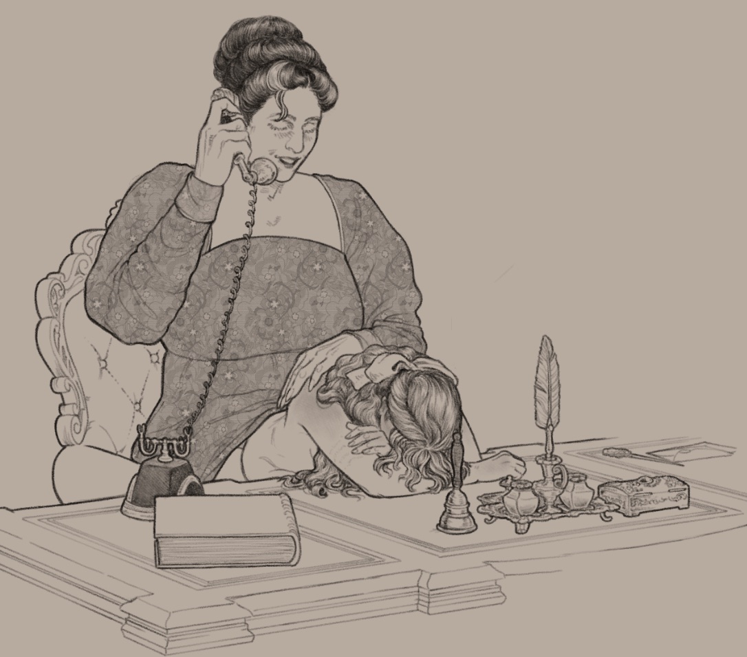 playing with a friend’s fun vampire lady…. Here’s this sketch🤭