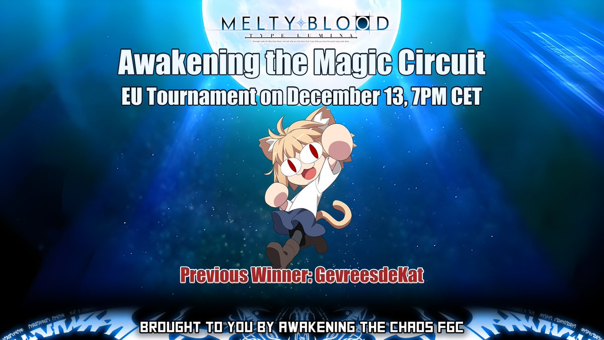 AtCFGC's tweet image. This weekend's schedule!

Saturday 13rd 7PM CET - #MBTL : atcfgc.challonge.com/AtMC51

The tournament is played on PC and EU-based!
discord.com/invite/uZ5xxhK…
