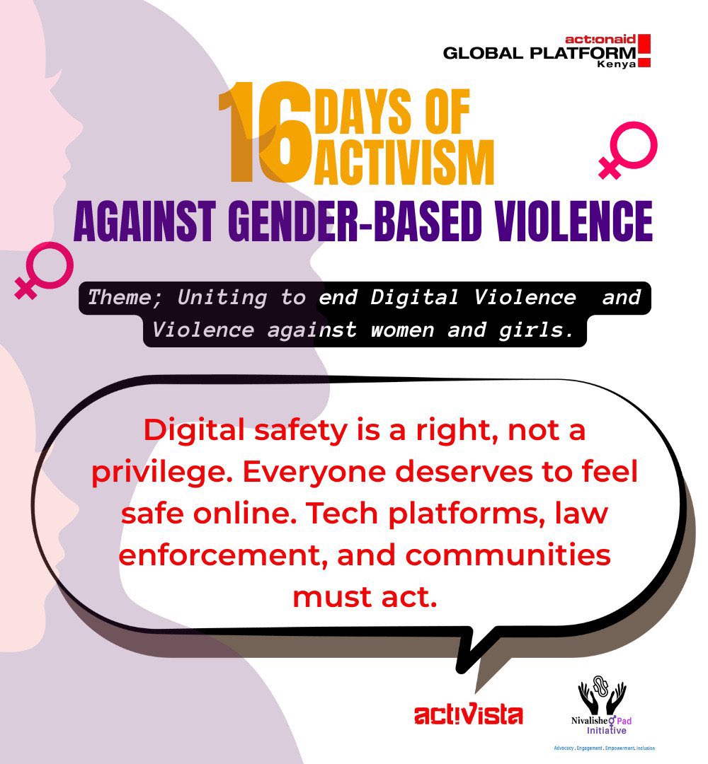 ahmedmauruf's tweet photo. We can End Digital Violence by engaging communities in conversations about digital consent, privacy, and safe online behavior that prioritizes the protection of women and children.
#16DaysOfActivism #StopDigitalViolence #ProtectWomenOnline #EndVAWGOnline #SafeInternetForWomen https://t.co/QkZqANqM6a