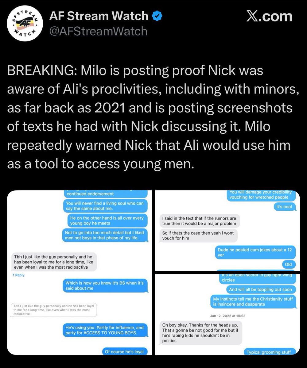 If you’re wondering why this propaganda mouthpiece @Afpost is especially racist towards Indians, you follow the trail and you’ll find a thief and pedo Bangladeshi friend of Nick Fuentes - Ali Alexander behind it. 

Hate to bring up his religion, but there seems to be a pattern