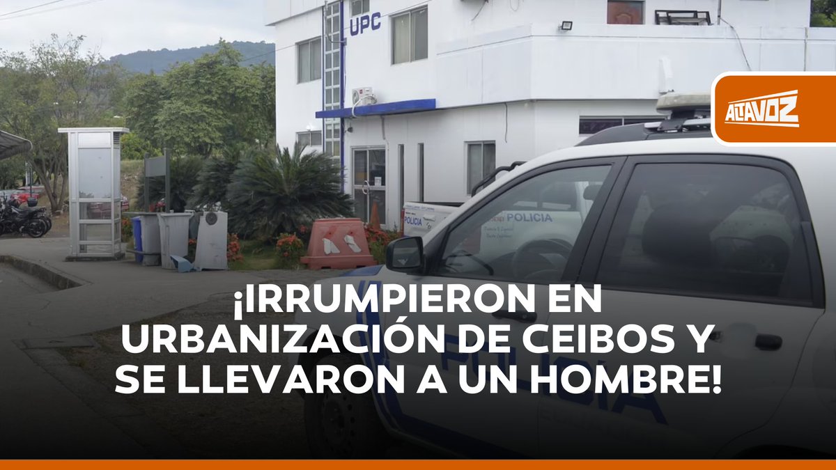 altavozecu_'s tweet photo. 🚨 #SUCESOS | ¡POLICÍAS REVISAN LAS CÁMARAS DE SEGURIDAD!
En horas de la madrugada y usando prendas similares a las de los militares, los delincuentes se llevaron a la fuerza a un hombre que vivía en #LosCeibos, norte de #Guayaquil, según El Universo.
Foto: El Universo