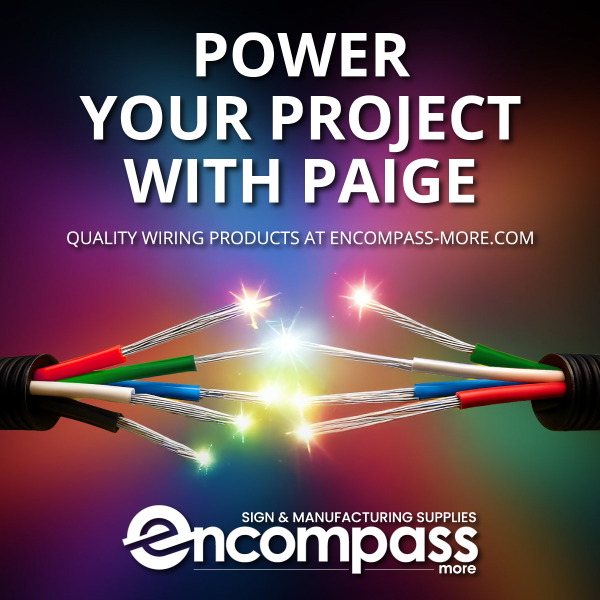 Paige wiring is built for clean connections and long-term reliability:
✅ Quality conductors
✅ Easy color ID
✅ Sunlight- &amp; weather-resistant jackets
✅ Indoor or outdoor low-voltage use
👉 Explore Paige wiring solutions at encompass-more.com today.