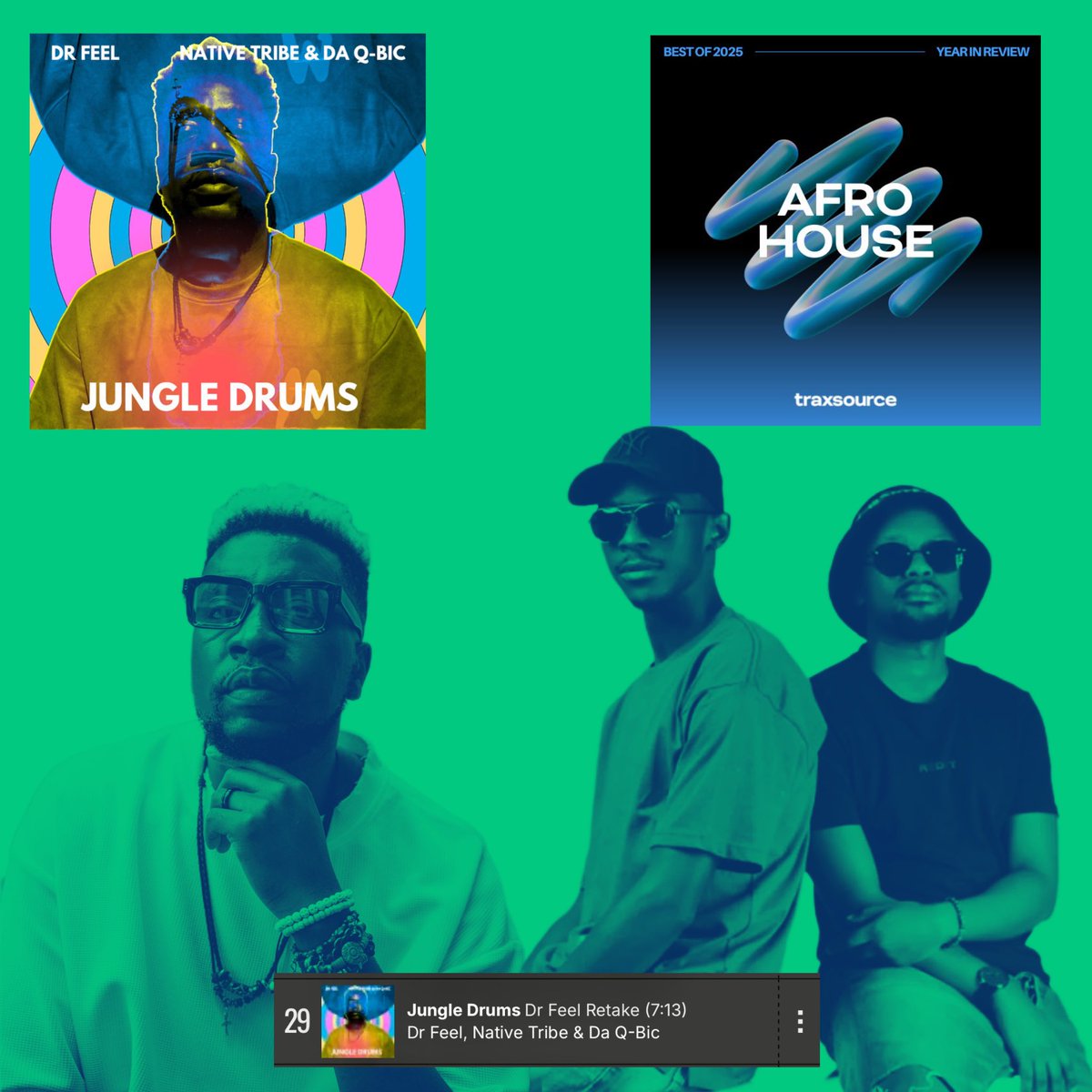 Top 200 Afro House of 2025. Thank you <a href="/traxsource/">Traxsource</a> and everyone for purchasing, sharing, rocking on your Dj sets and charting 🙏🫶🏿
<a href="/ofc_nativetribe/">Native Tribe SA</a> <a href="/Da_QBic/">Just A Guy</a> 
#JungleDrums #AfroHouse #Top200AfroHouse
