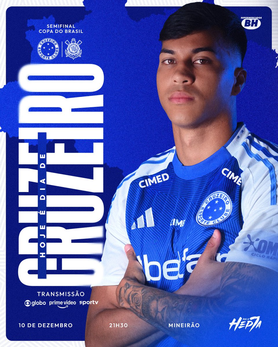 🦊 HOJE TEM CRUZEIROOOO!!! COM O MINEIRÃO LOTADO, O CABULOSO ENCARA O CORINTHIANS NO PRIMEIRO JOGO DA SEMIFINAL DA COPA DO BRASIL!!!

#CRUxSCCP #PeloHep7a