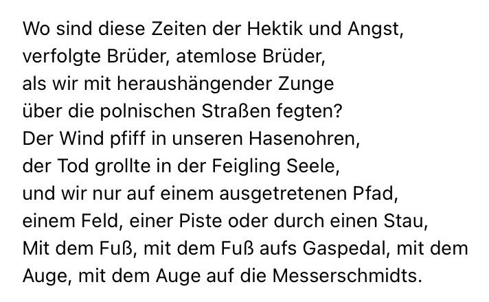 <a href="/verena_ramona/">Verena Ramona</a> <a href="/lustiger/">Jan Froehlich</a> <a href="/DieterBirkenma1/">Dieter Birkenmaier</a> <a href="/MarekSJF/">Dr. Markus Fraczek</a> <a href="/SmolkaBeatrice/">Béatrice Smolka🇨🇵🇩🇪🇵🇱🇪🇺</a> <a href="/0101_Bella/">Bella</a> <a href="/yameBleibt/">Shotgun Ayame 🤠 🏳️‍🌈🍉</a> <a href="/witold_jacek/">Jacek Witold 🇵🇱</a> <a href="/thomas_dudek/">Thomas Dudek</a> <a href="/uzora5/">u_zora @uzora5.bsky.social</a> <a href="/AWerberger/">Annette Werberger</a> <a href="/MattheusWehowsk/">Matthäus Wehowski</a> <a href="/FionaLichtblau/">Fiona Lichtblau</a> <a href="/SedaBasay/">Seda Başay-Yıldız</a> <a href="/AndrzejSzaja/">Andrzej Szaja 🇵🇱🇺🇦</a> <a href="/gosia_walkowiak/">Gosia Walkowiak ✌️🇺🇦❤️🇵🇱❤️🇮🇱🎗️🇩🇪</a> <a href="/PrzemekZajfert/">Przemek Zajfert</a> <a href="/akajak800/">kasia z ząbek</a> <a href="/kreuzberged/">Berlin Companion</a> <a href="/Karim_Akramovic/">#GazaGenocide -Enabler 👉🏾ÖVP - GRN 🇦🇹 BuReg.</a> <a href="/GlkAustria/">Borstenfanni</a> <a href="/grz_szymanowski/">Grzegorz Szymanowski</a> <a href="/HansHuett/">Hans Huett</a> Jeden Tag ein #JulianTuwim Gedicht, Tag 1400. Heute aus Wiersze nieznane das Gedicht Gdzież te czasy pędu i trwogi, Wo sind diese Zeiten der Hektik und Angst, von ???