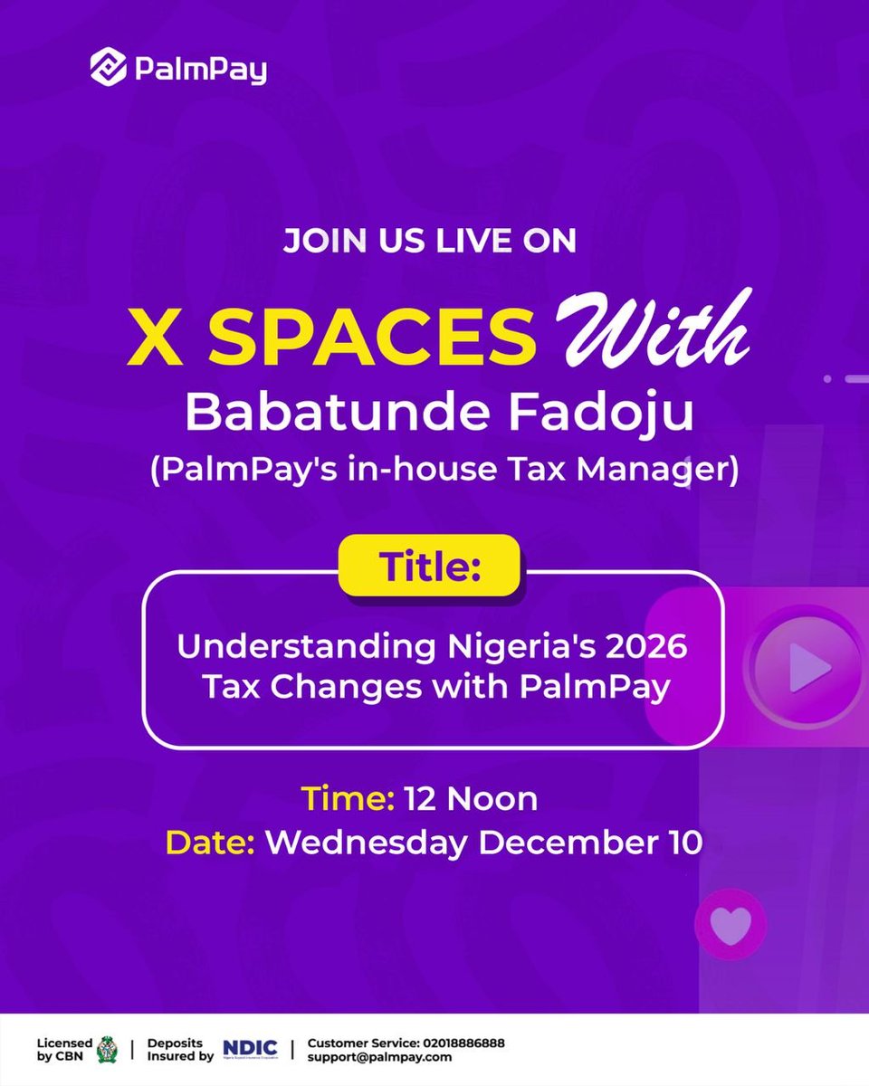 PalmPay Nigeria tweet media