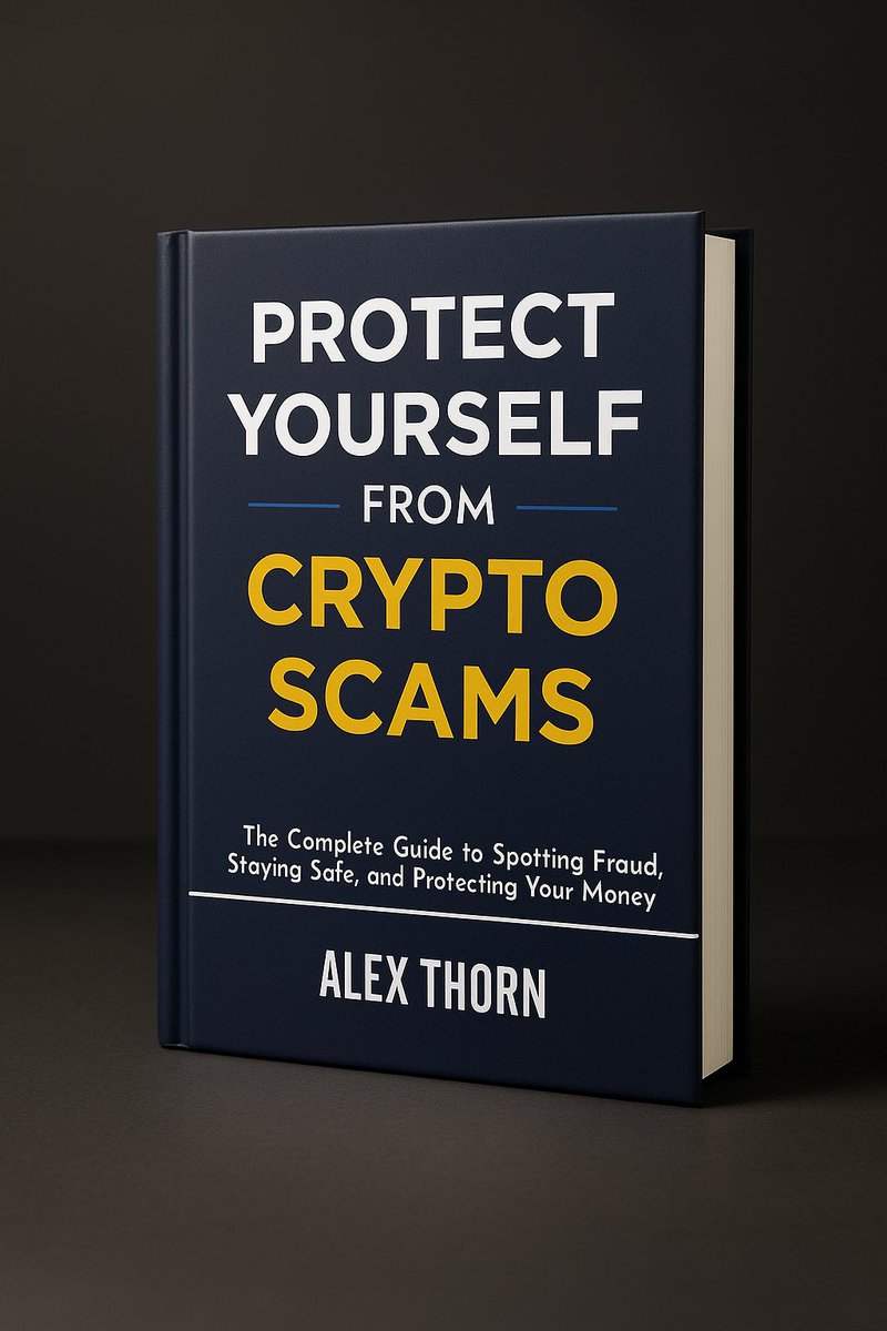 alexmthorn's tweet photo. Crypto shouldn’t be a casino.
This book shows you how to avoid scams AND build a safer long-term crypto plan
Protect Yourself from Crypto Scams: The Complete Guide to Spotting Fraud and Protecting Your Money
👉 Start reading: https://t.co/F4VLvnGScH
#crypto #bitcoin #CryptoMar https://t.co/gqst2KlNbX