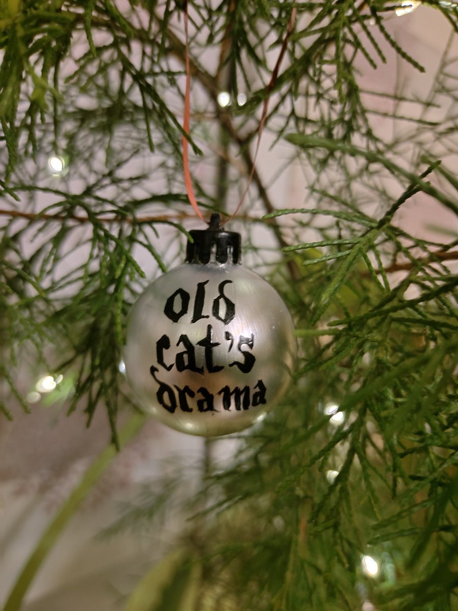 щороку радію коли витягаю всякі крафтові новорічні приколи від <a href="/artbysvebara/">🇺🇦 🦇Свебара 🔮🗡️byler endgame</a> 
мій улюблений українськиий традгот гурт! (на звороті там котячий череп)