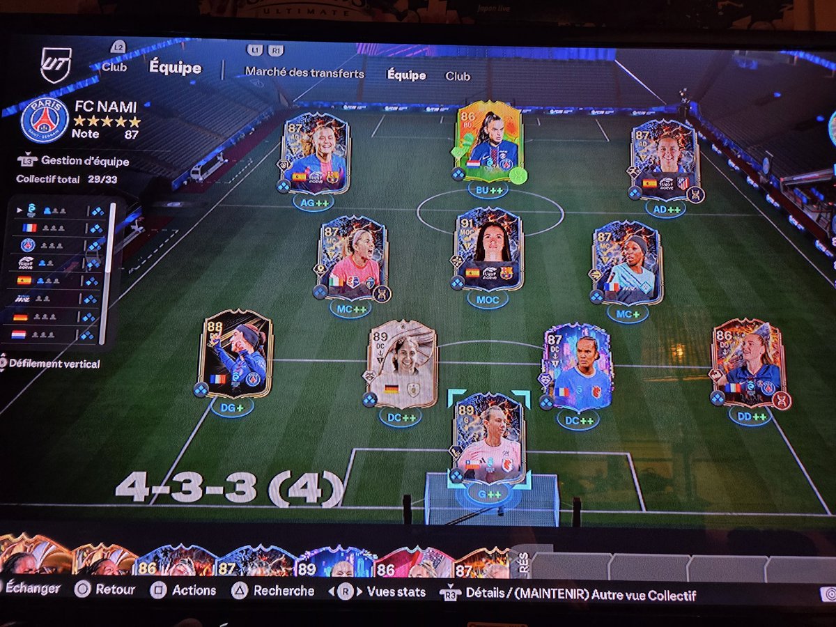 Mark_Evans19's tweet photo. @TwinsFifaHD Salut les twins je vous mets 2 photos y'en a une c'est une équipe concept full féminine et lautre ma "vraie" équipe j'ai 200 000 crédit de côté avec endler et karchaoui de vendable. Voilà oublié pas vous êtes des goats 🔥 https://t.co/7dMlgpCUQP