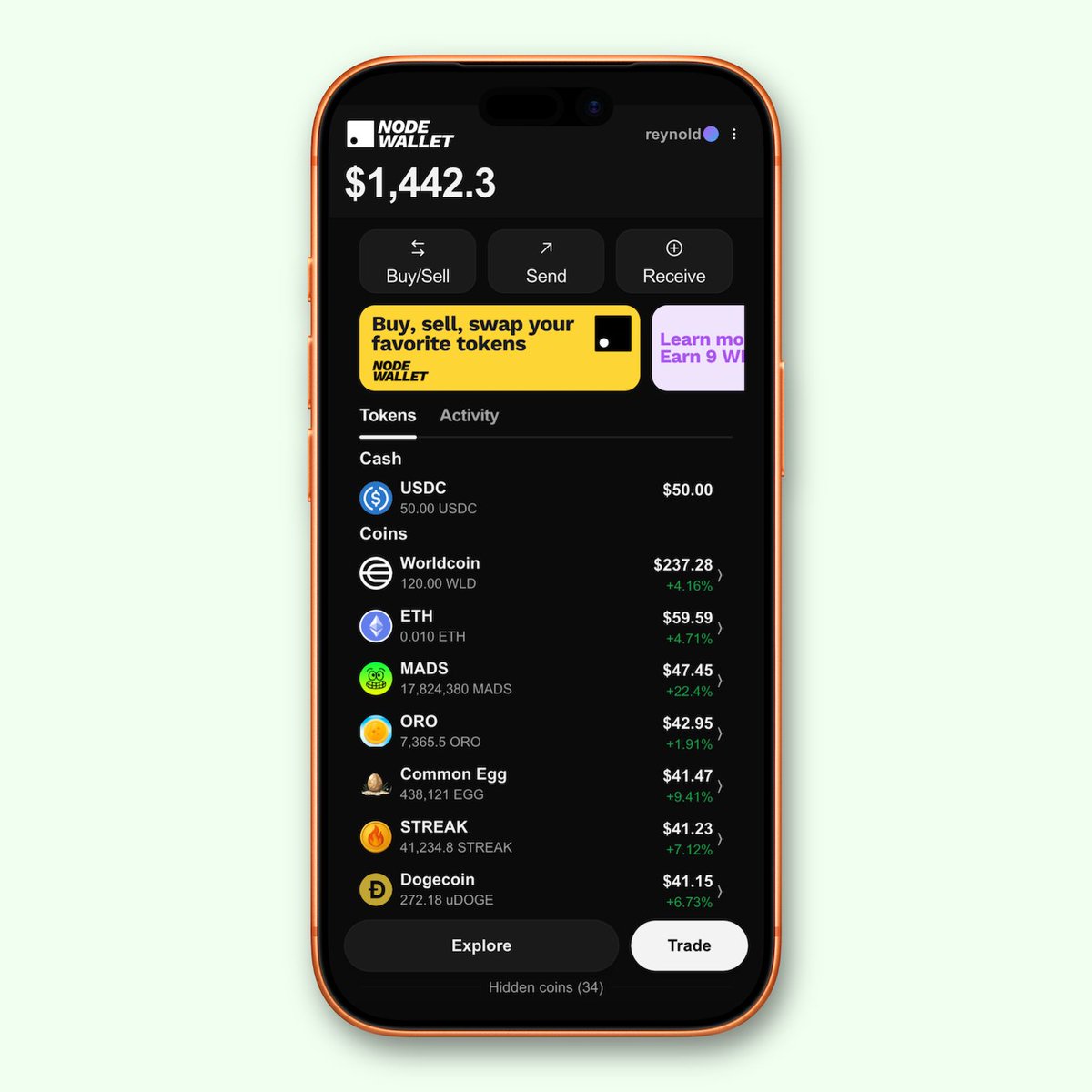 Node Wallet tweet media
