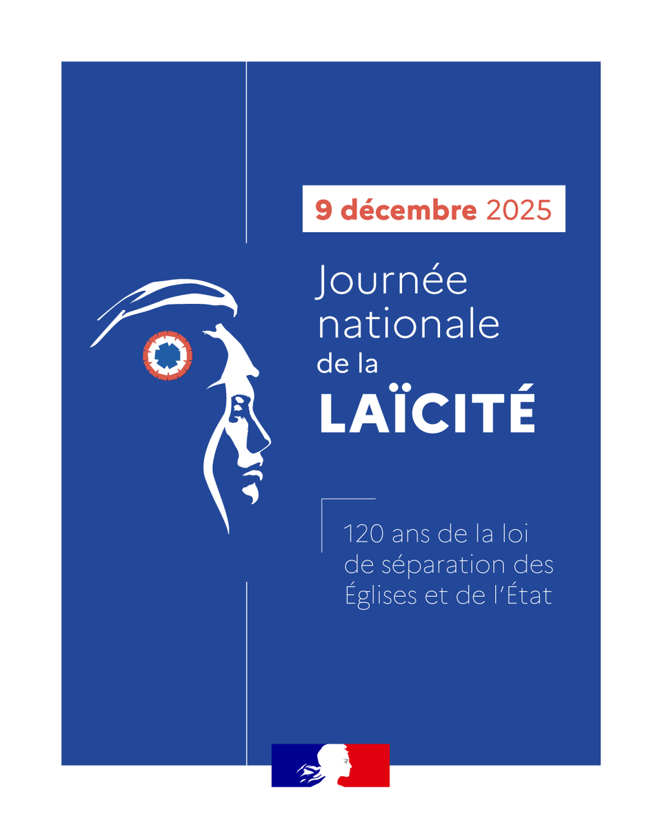 Journée nationale de la laïcité et 120 ans de la loi de 1905